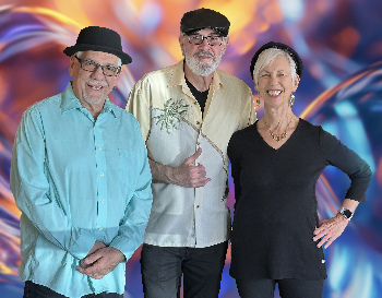 Photograph of Mark Cromer, Dom Pieranunzio, and Shirley Robey