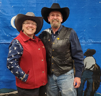 Photograph of Jo Foster and Larry Marinel