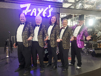 Photograph of Mark and some friends